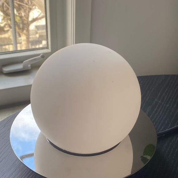 IKEA Discontinued Table Lamp - White and Chrome - Picture 6 of 9